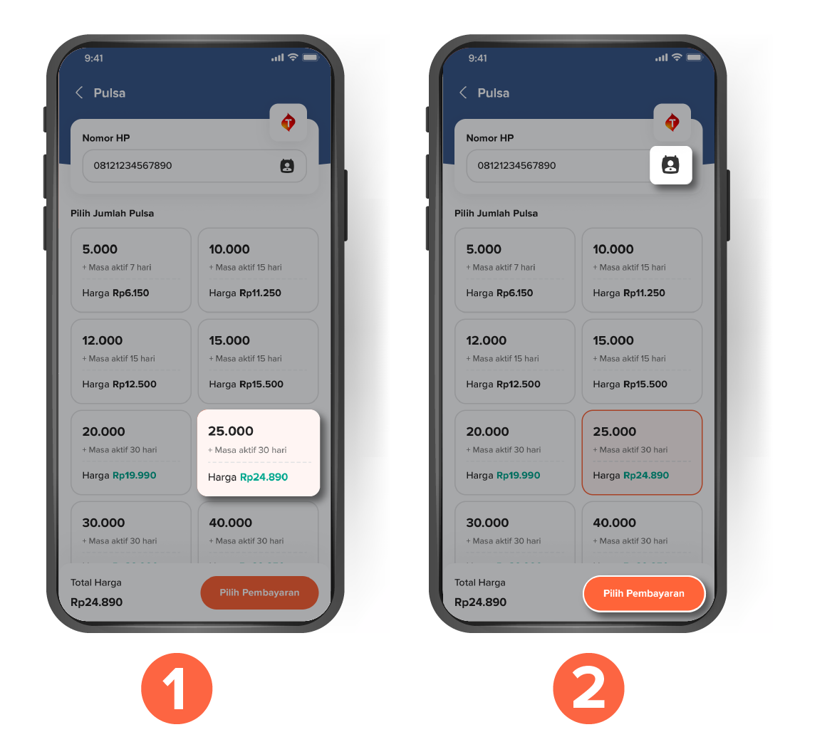 image.title Bagaimana cara beli pulsa pakai saldo? - Flip Help Center