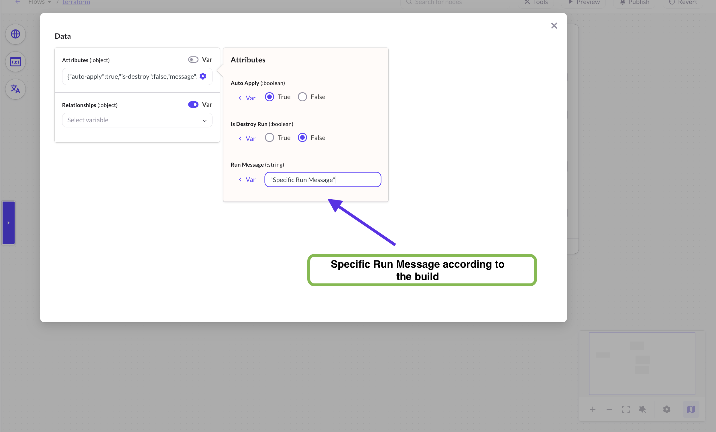 Create Run node in Yellow.ai flow builder