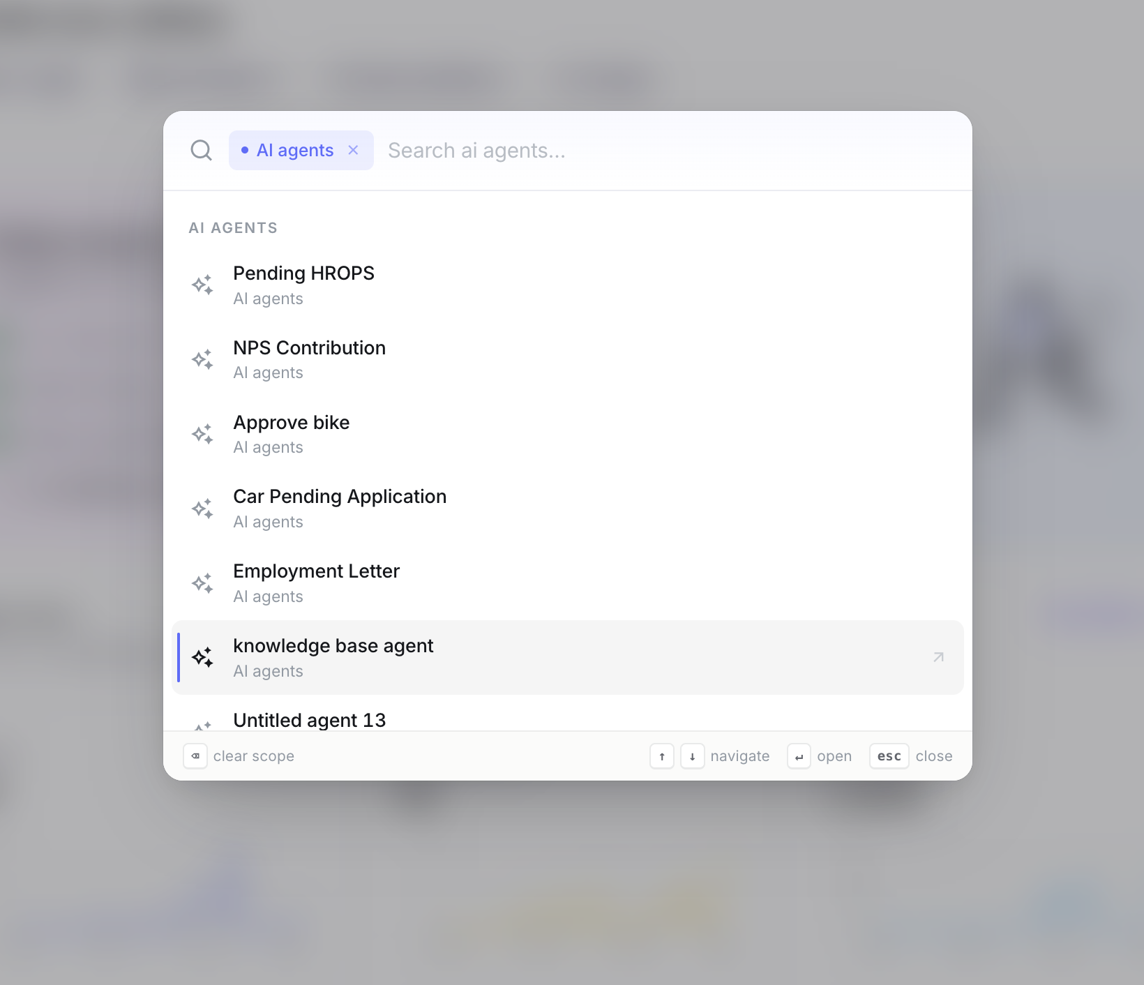 AI agents scope listing sub-agents