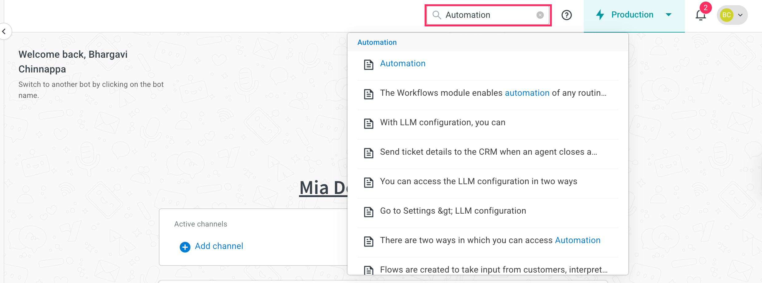 Platform Search