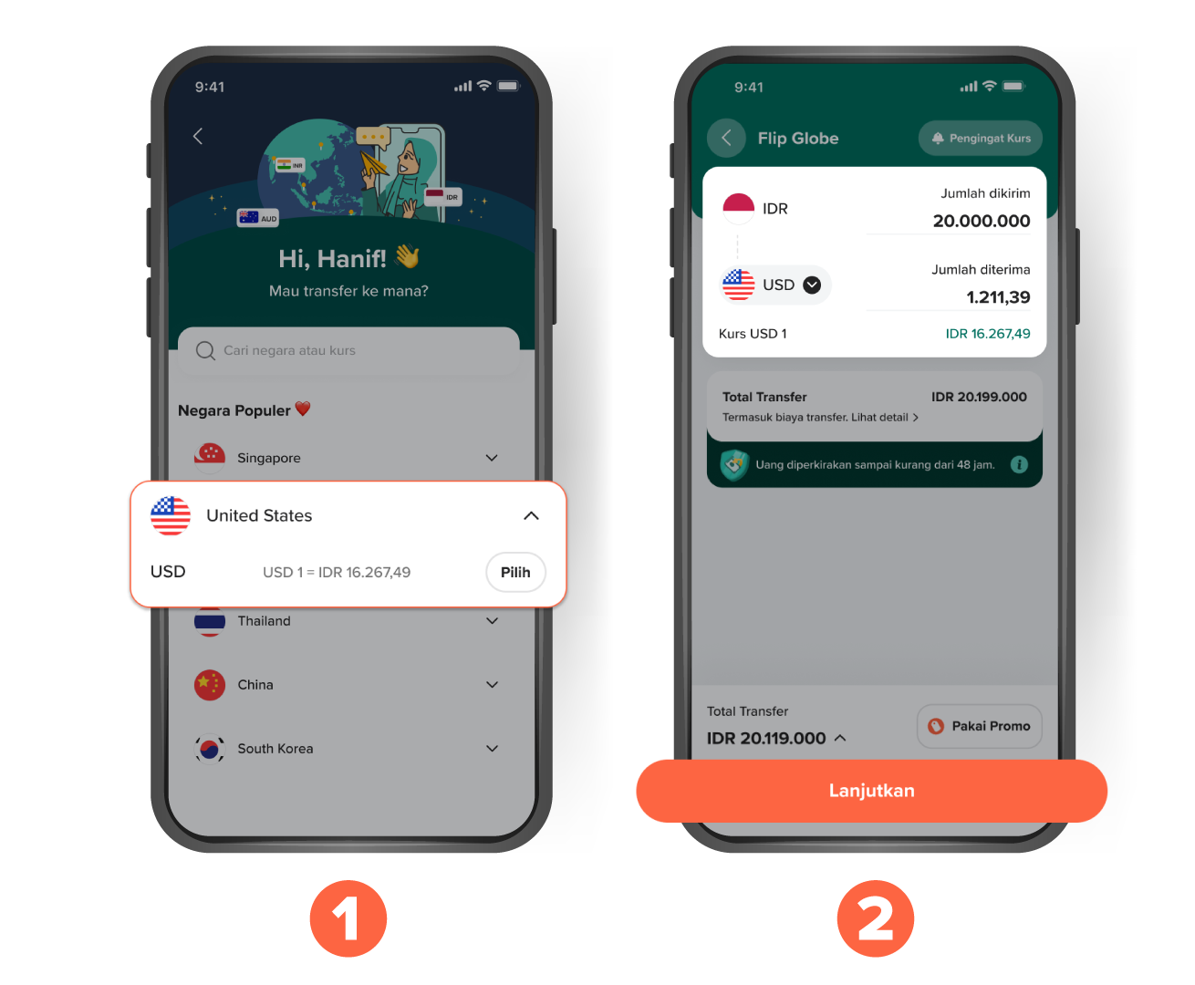 How to Transfer to the United States (USA) for Investments in IBKR via Flip  Globe - Flip Help Center